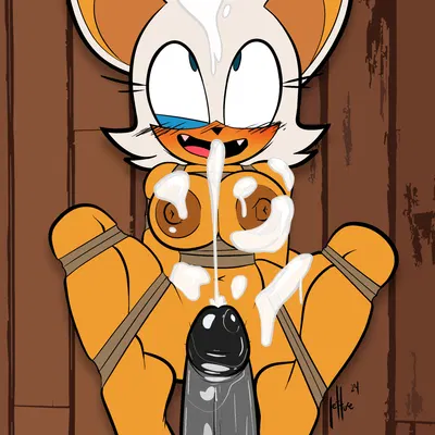 rouge the bat (sega, sonic the hedgehog (series)) created by lettuce (artist)