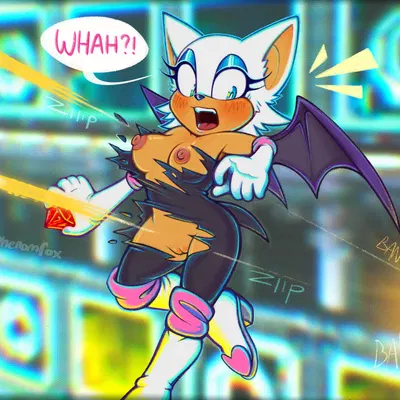 rouge the bat (sega, sonic the hedgehog (series)) created by phenomfox