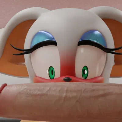 rouge the bat (sega, sonic the hedgehog (series)) created by skippyarts