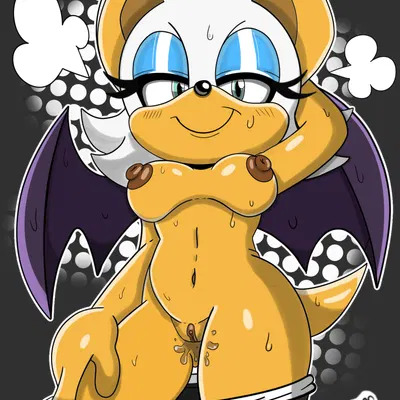 rouge the bat (sega, sonic the hedgehog (series)) created by spindasher98