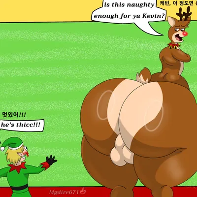 rudolph the red-nosed reindeer (christmas) created by mgdire671