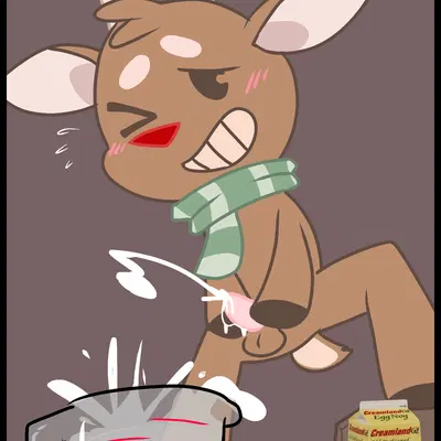 rudolph the red-nosed reindeer (christmas) created by muffinlewds