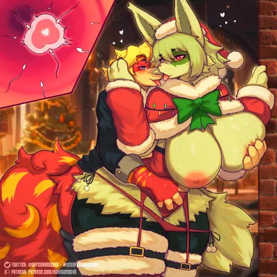 sabryna (nitrofury) (christmas, nintendo) created by orangedog