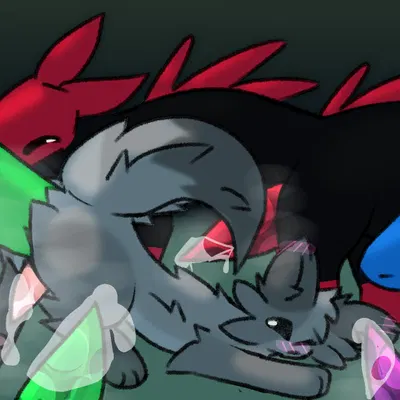 sachii (resachii) (rain world, videocult) created by midnightpurrs