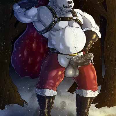 santa bear (christmas) created by grungotharts