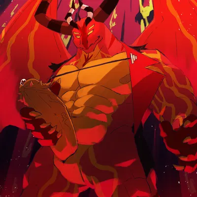 satan (helluva boss) (european mythology, hellaverse) created by monsterplus