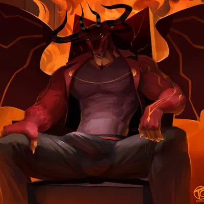 satan (helluva boss) (european mythology, hellaverse) created by tagonkrat