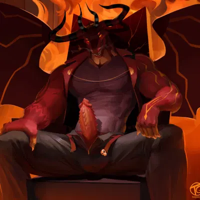 satan (helluva boss) (european mythology, hellaverse) created by tagonkrat