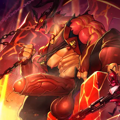 satan (helluva boss), yogirt (helluva boss) (hellaverse, helluva boss) created by vorusuarts