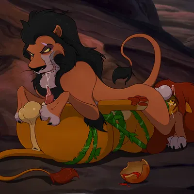 scar (the lion king), simba (the lion king) (disney, the lion king) created by mcfan