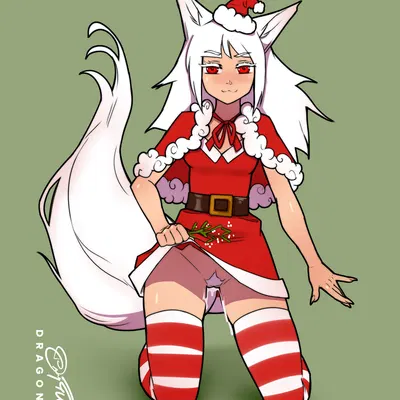 shinyuu (character) (christmas) created by dragonfu