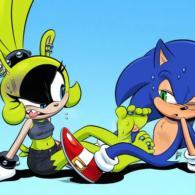 sonic the hedgehog, surge the tenrec (idw publishing, sega) created by deepcreases