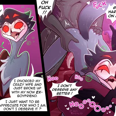 stolas (helluva boss) (hellaverse, helluva boss) created by rozalid