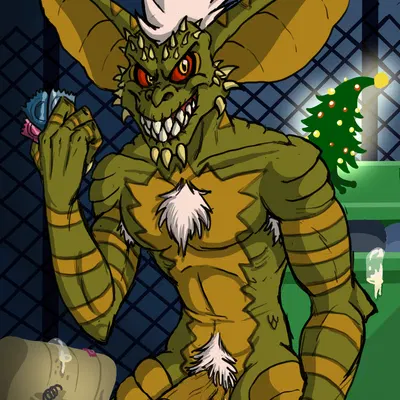 stripe (gremlins) (christmas) created by balamoo