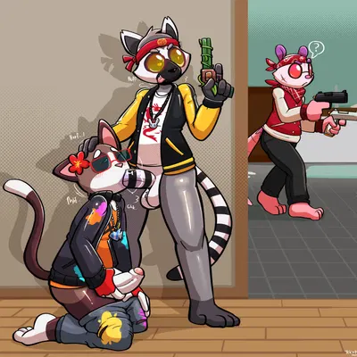 super snowshoe peter, ziggy (felino) (pixile studios, super animal royale) created by felino