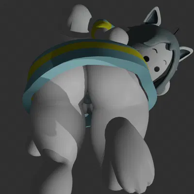 temmie (undertale) (undertale, undertale (series)) created by indisposedfigure