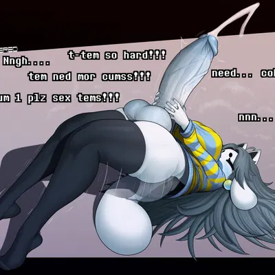 temmie (undertale) (undertale, undertale (series)) created by plundered