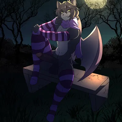 teo the bat (duskryn) created by munkeesgomu