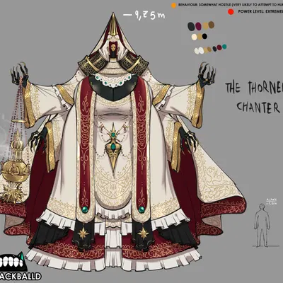 the thorned chanter (zeblackball.d) created by ze blackball.d