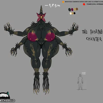 the thorned chanter (zeblackball.d) created by ze blackball.d