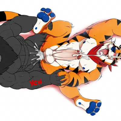 tony the tiger, ych (character) (frosted flakes, kellogg's) created by seyrmo