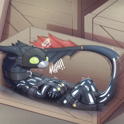 toothless (dreamworks, european mythology) created by n1k0