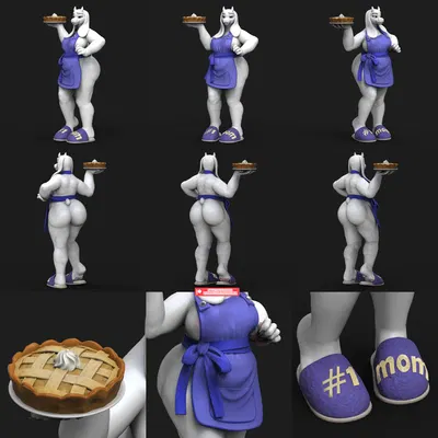 toriel (undertale (series)) created by bambookat