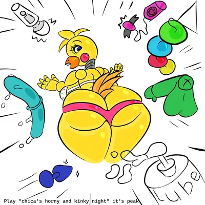 toy chica (fnaf) (five nights at freddy's, five nights at freddy's 2) created by iloveslutyshortstax