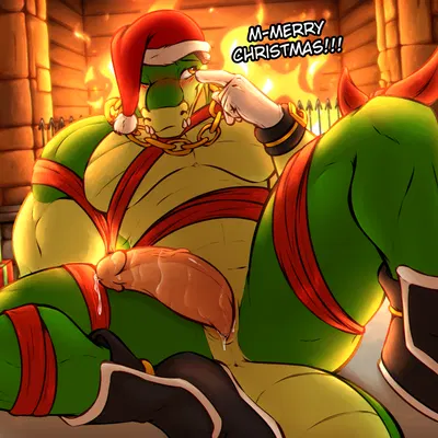 vector the crocodile (christmas, sega) created by aktiloth