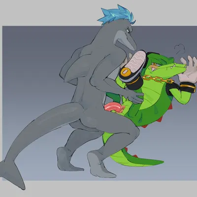 vector the crocodile, zoop (sega, sonic the hedgehog (series)) created by r18