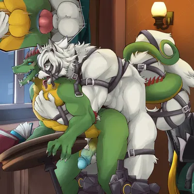 von lycaon (mihoyo, zenless zone zero) created by kopyorh