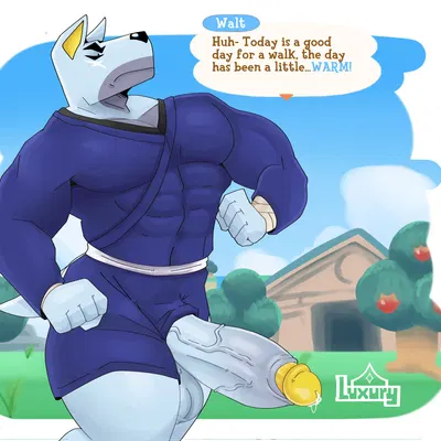 walt (animal crossing) (animal crossing, nintendo) created by luxuryus ar