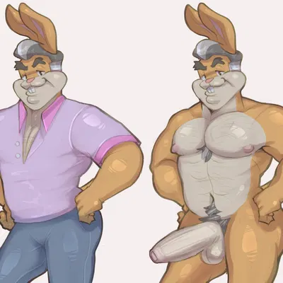 walter bunny (the looney tunes show, warner brothers) created by scottdeer