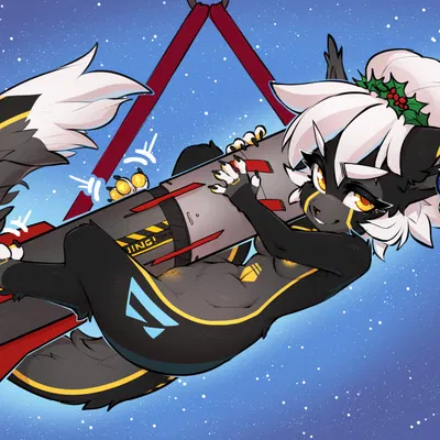 warning (fluff-kevlar) (christmas) created by fluff-kevlar