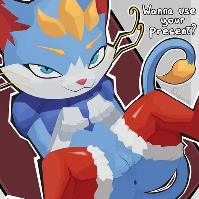 yuumi (lol) (christmas, league of legends) created by drakkie