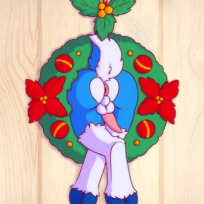 zeeb wolfy (christmas) created by wolfyzeeb