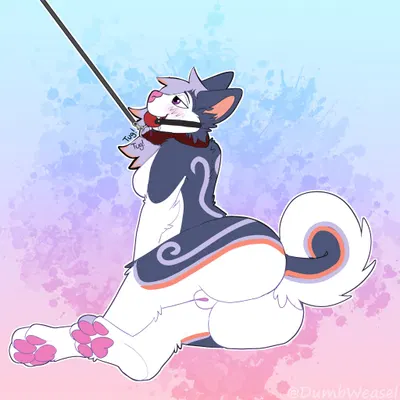 zoey (husky boi) created by spicy weasel, weaseldumb