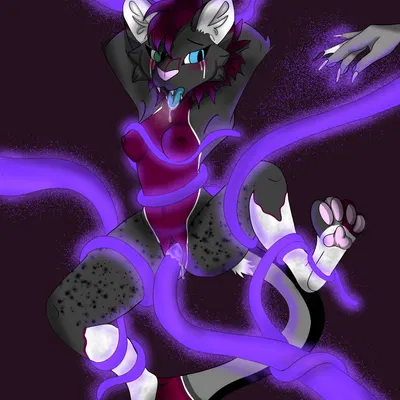 4 toes, 5 fingers, anthro, arms tied