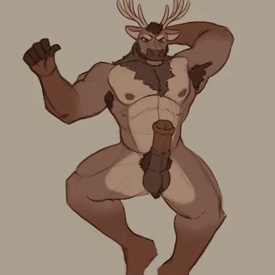 5 fingers, animal genitalia, animal penis, anthro