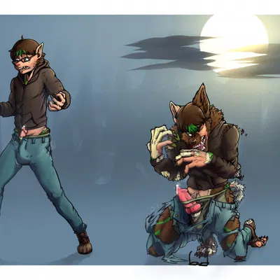 aaron (weretf) (mythology) created by rovak