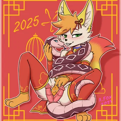 albafox, suel (chinese zodiac, lunar new year) created by mr.albafox