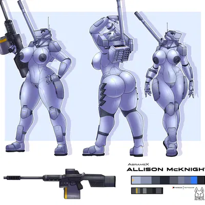 allison mcknight (spyglass8) (m1 abrams) created by tacticalfur