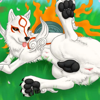 amaterasu (okami) (capcom, okami (capcom)) created by freetao