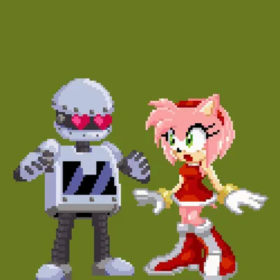 amy rose, bocoe (project x love potion disaster, sega) created by redeye samurai
