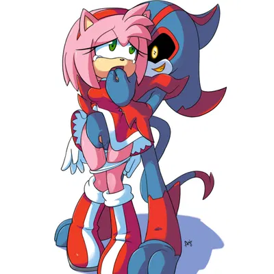 amy rose, eclipse the darkling (archie comics, sega) created by aybr