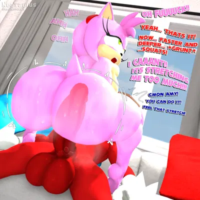 amy rose, knuckles the echidna, sonic the hedgehog (sega, sonic the hedgehog (series)) created by neotaurus