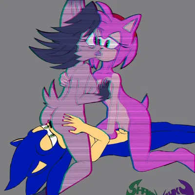 amy rose, nicole the lynx, sonic the hedgehog (archie comics, sega) created by shawnguku