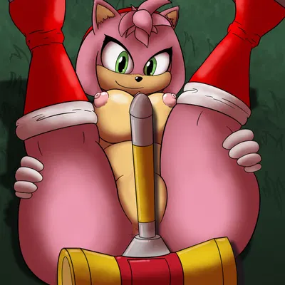 amy rose (sega, sonic the hedgehog (film)) created by teknomekanoid