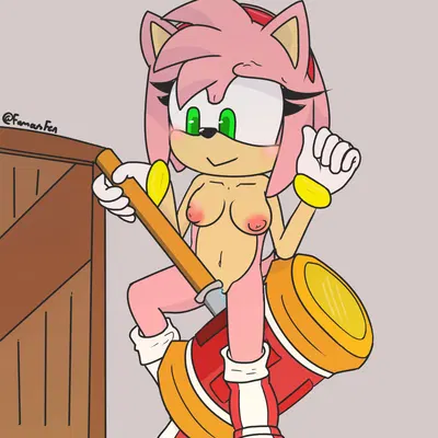 amy rose (sega, sonic the hedgehog (series)) created by famousfen