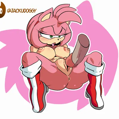 amy rose (sega, sonic the hedgehog (series)) created by jackudoggystyle